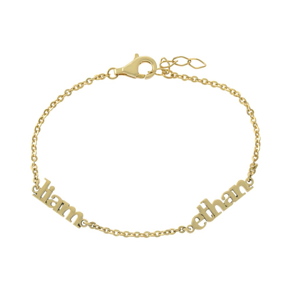 Double Name Bracelet Alex Mika Jewelry