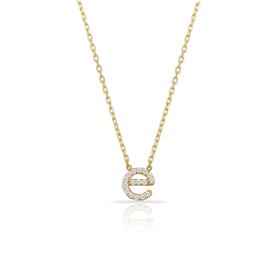 14k Gold Initial Necklace