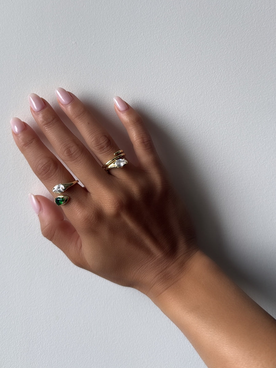 Swivel Stone Ring