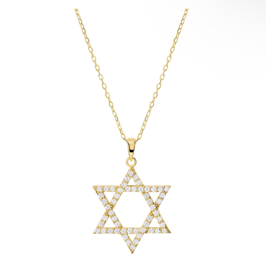 Pavé Star of David Necklace