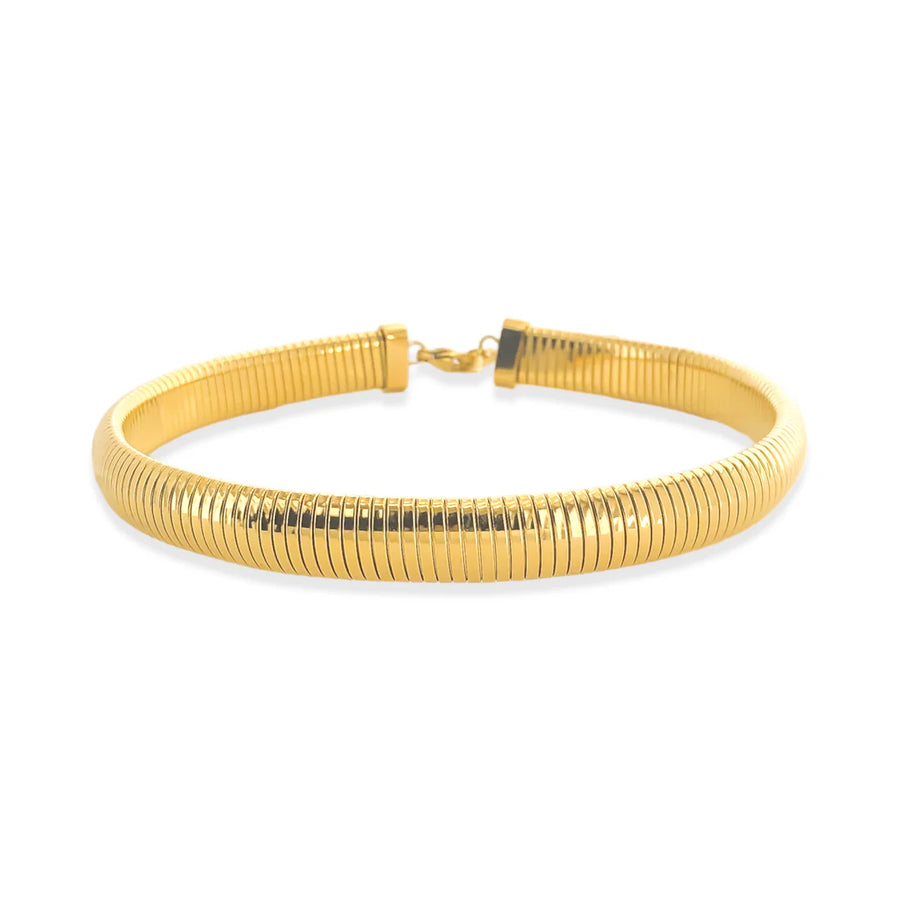 Thick Snake Choker Necklace - Alex Mika Jewelry