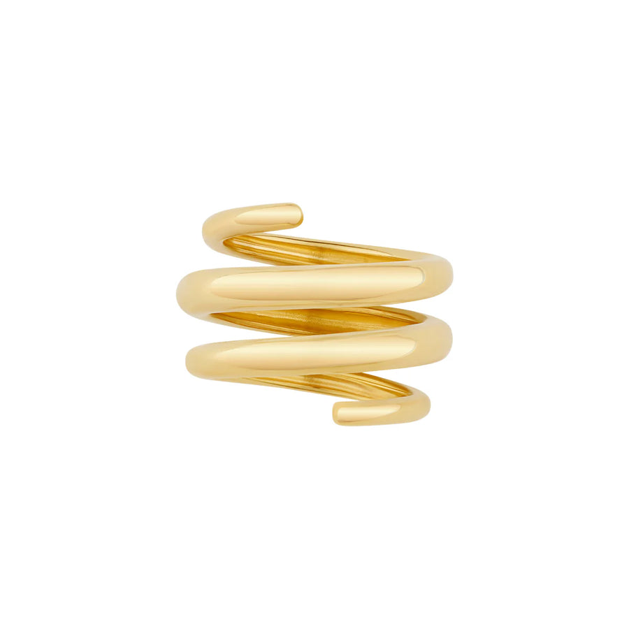 Multi Row Spiral Ring