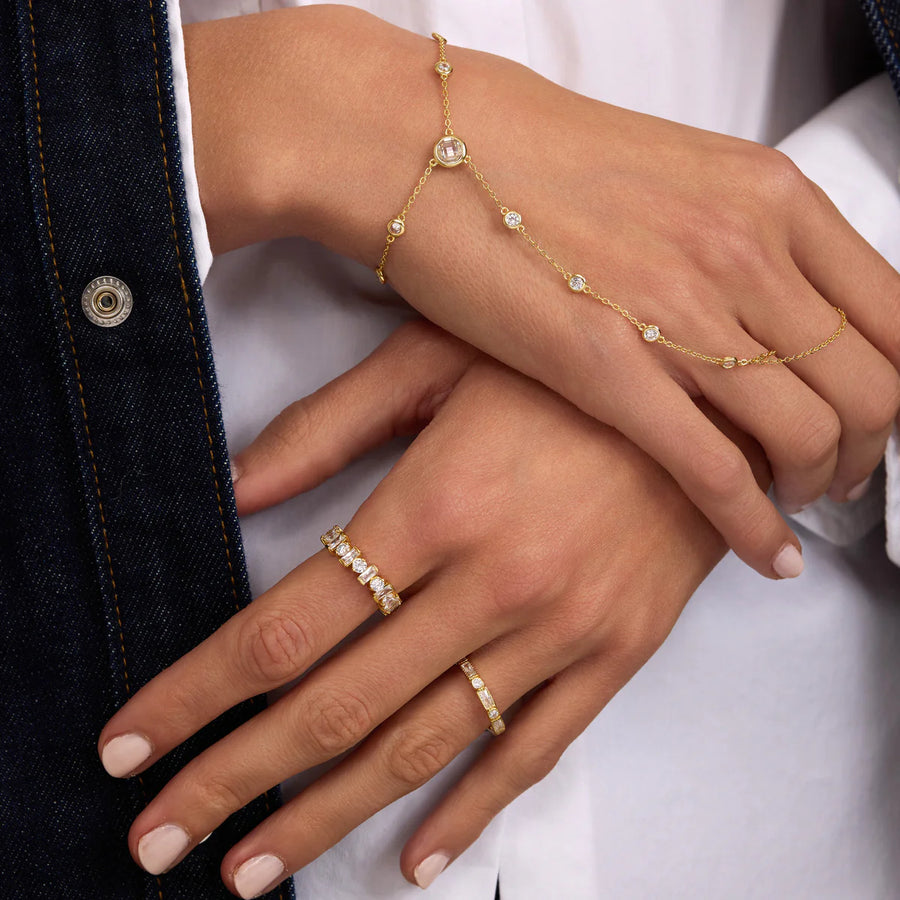 Multi Bezel Hand Chain