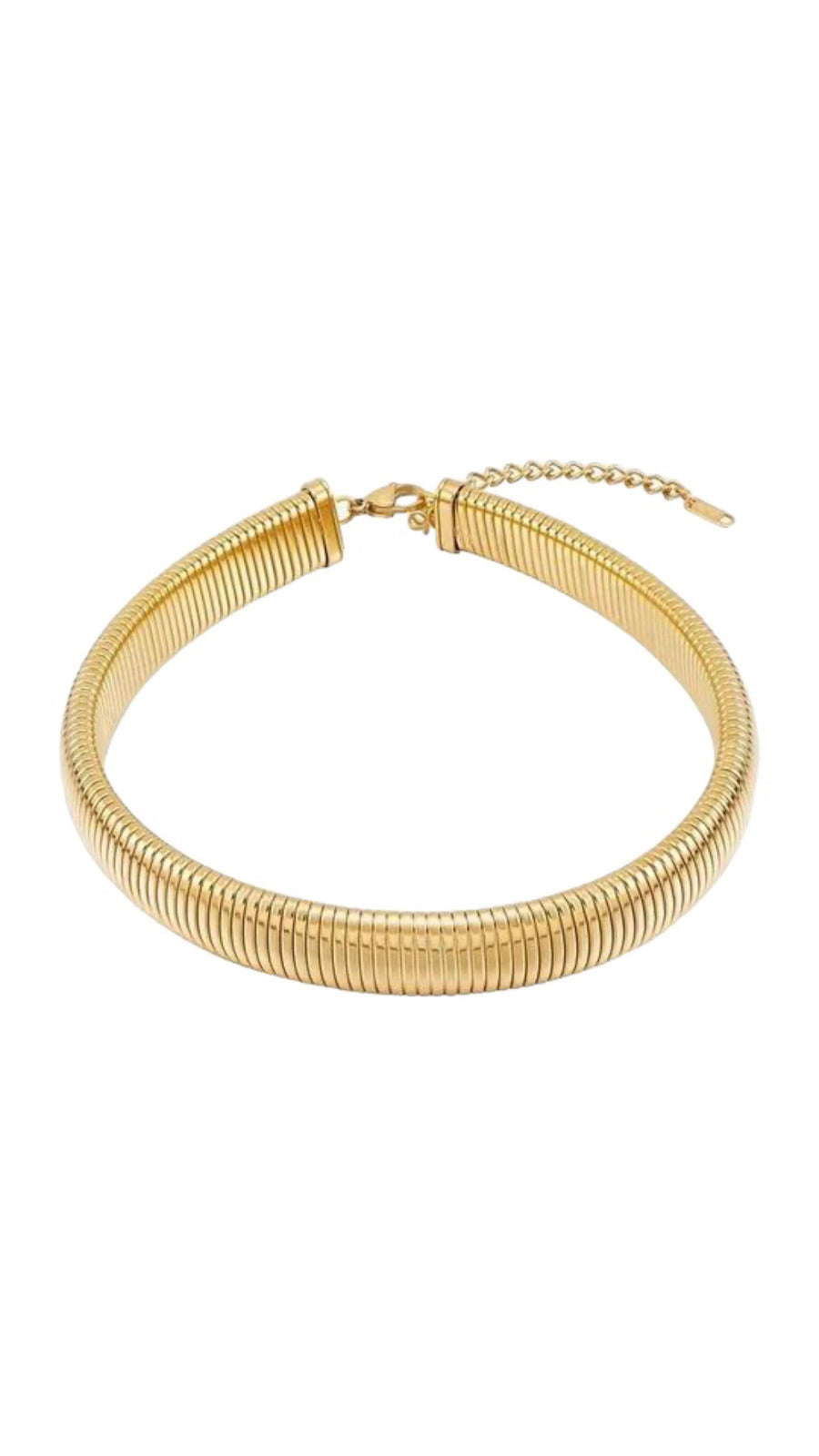 Thick Snake Choker Necklace - Alex Mika Jewelry