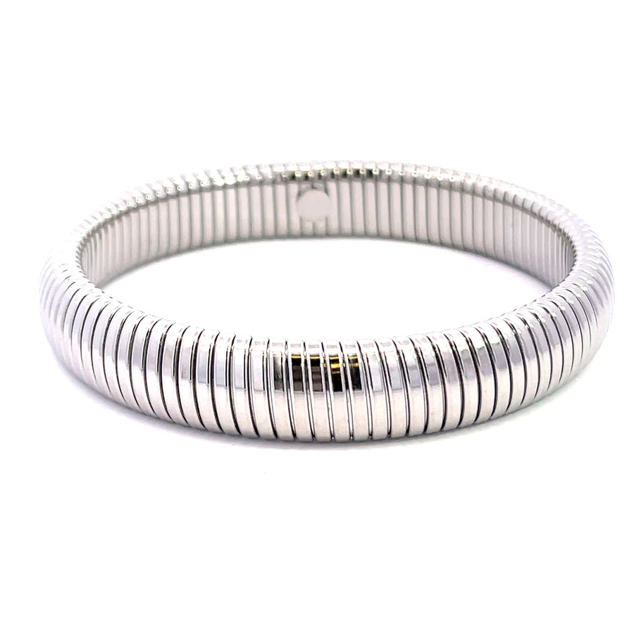 Thick Snake Bangle Bracelet - Alex Mika Jewelry