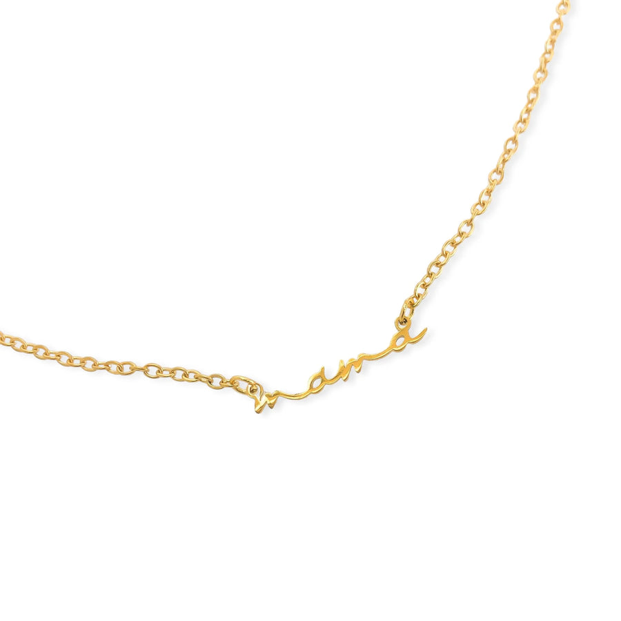 Mama Script Necklace Necklace - Alex Mika Jewelry
