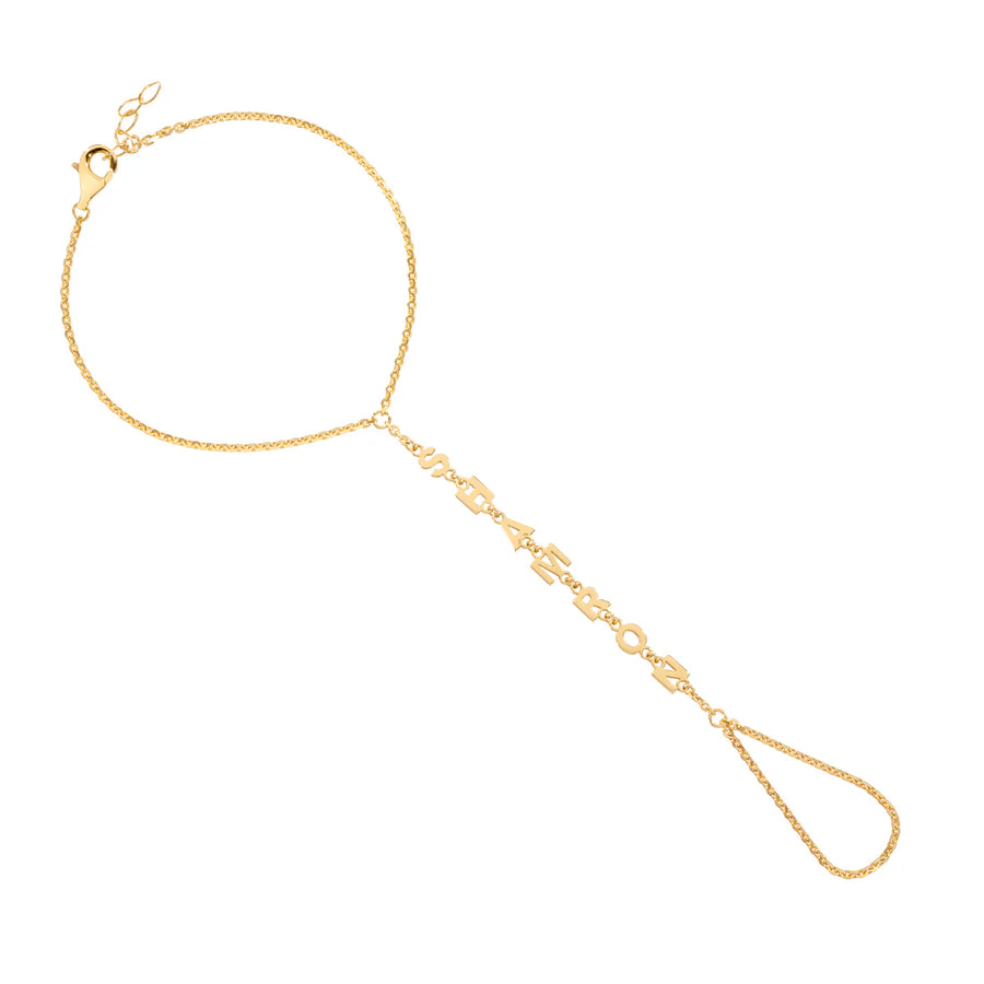 Name Hand Chain