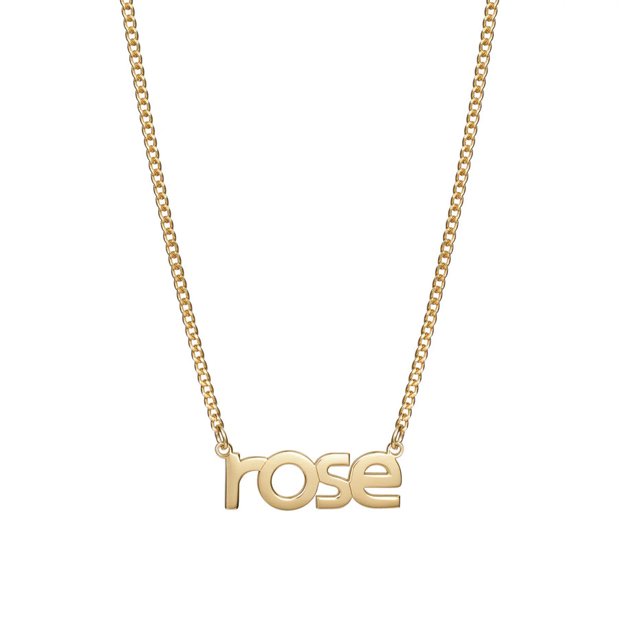 Lowercase Name Necklace