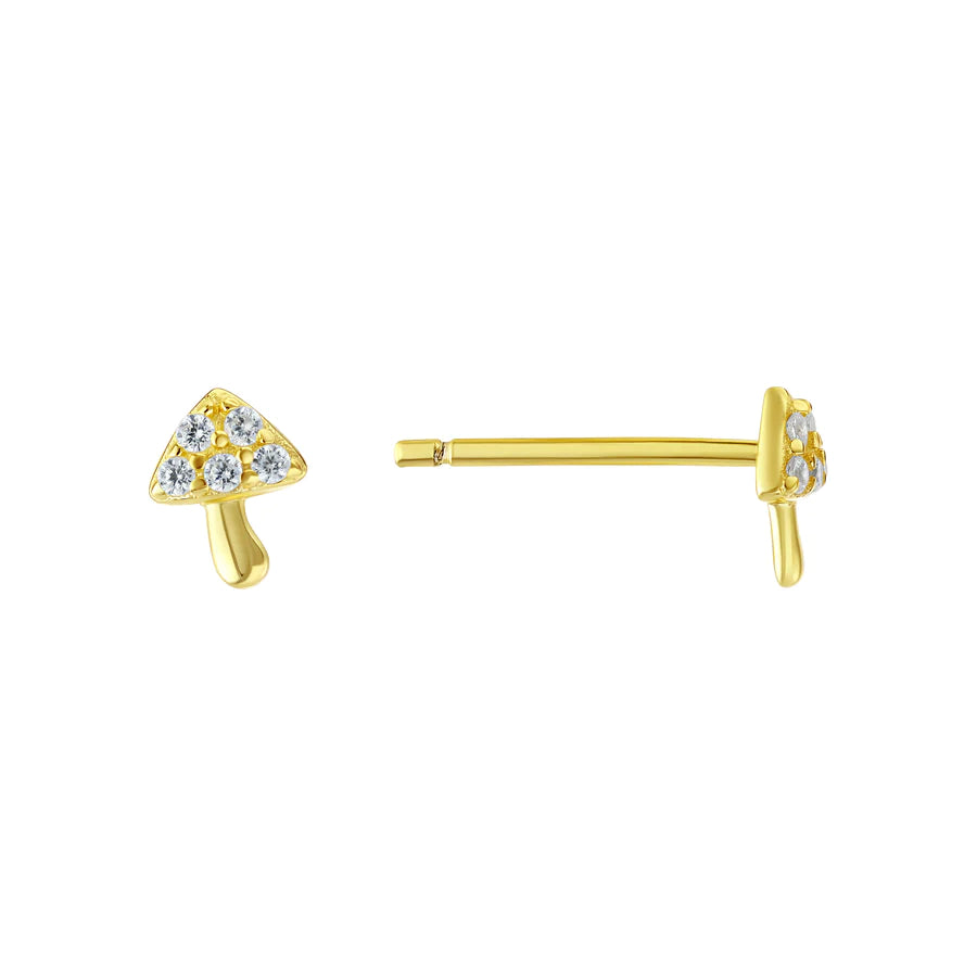 Shroom Studs Earring - Alex Mika Jewelry