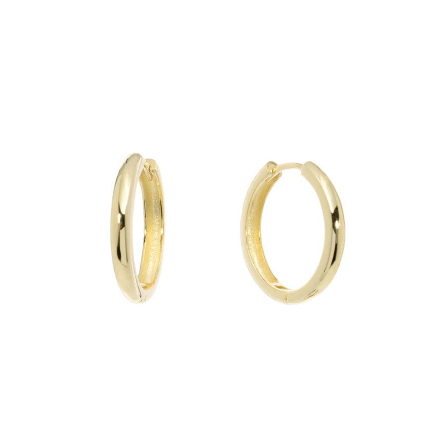 Solid Hoop Earring Earring - Alex Mika Jewelry