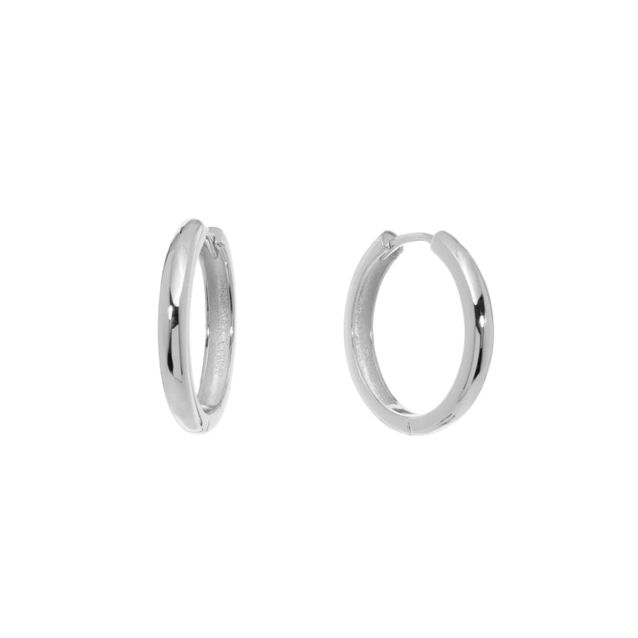 Solid Hoop Earring Earring - Alex Mika Jewelry