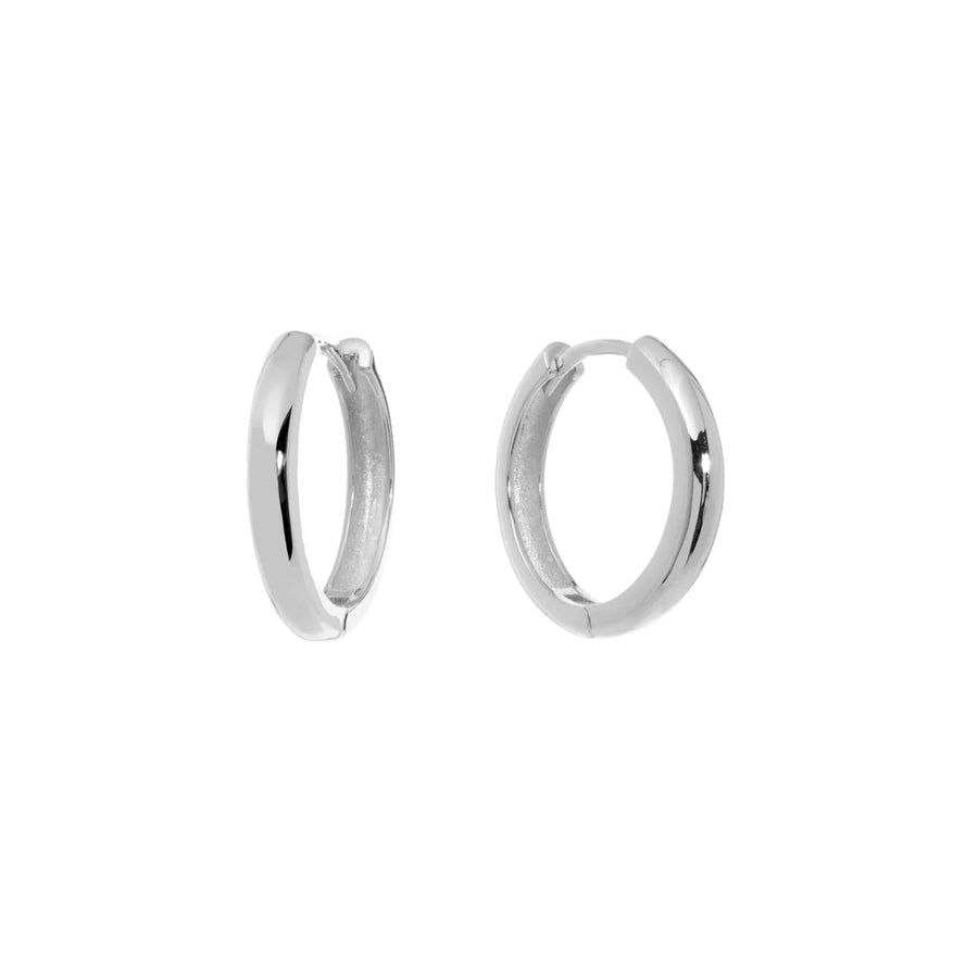 Solid Hoop Earring Earring - Alex Mika Jewelry