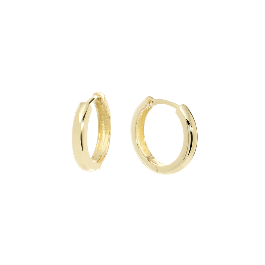 Solid Hoop Earring Earring - Alex Mika Jewelry