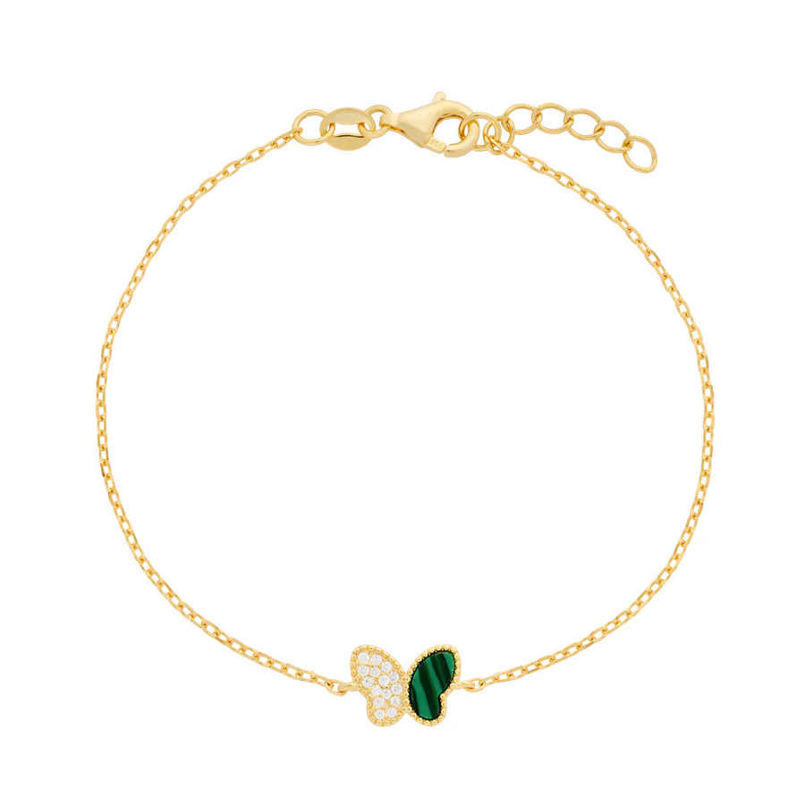 Pavé Pearl Butterfly Bracelet
