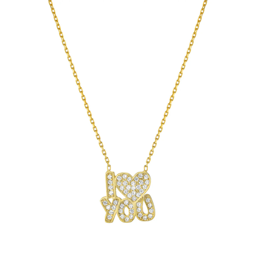 I Love You Necklace