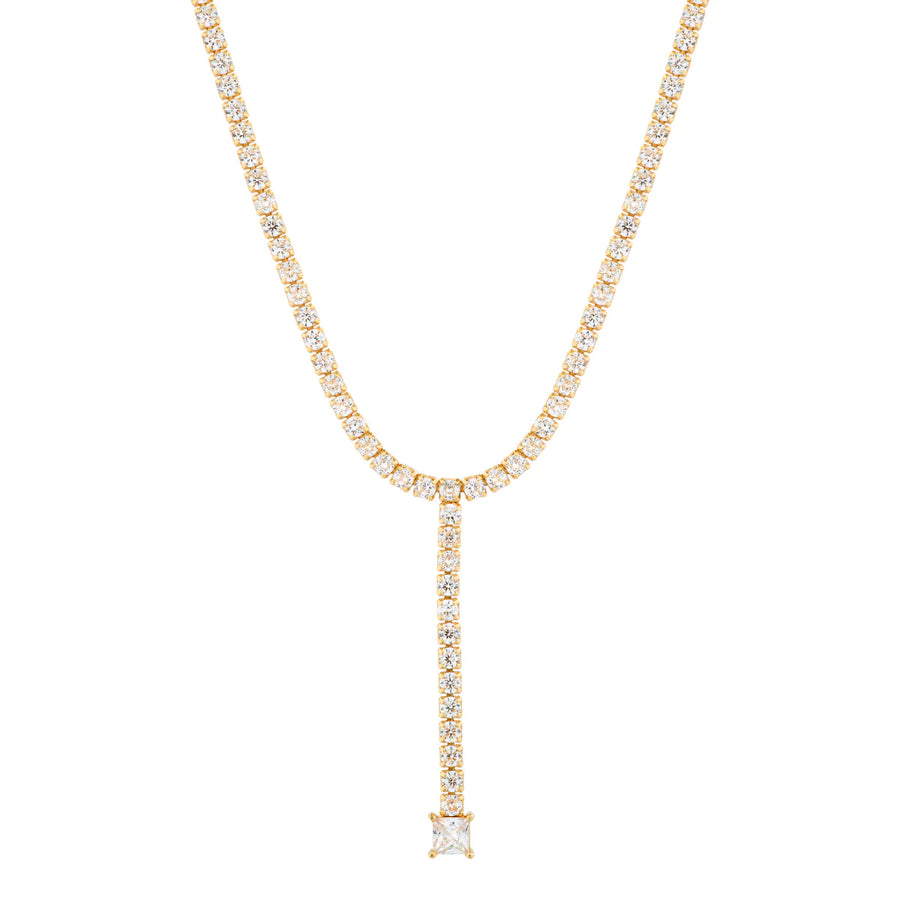 Tennis Lariat Necklace