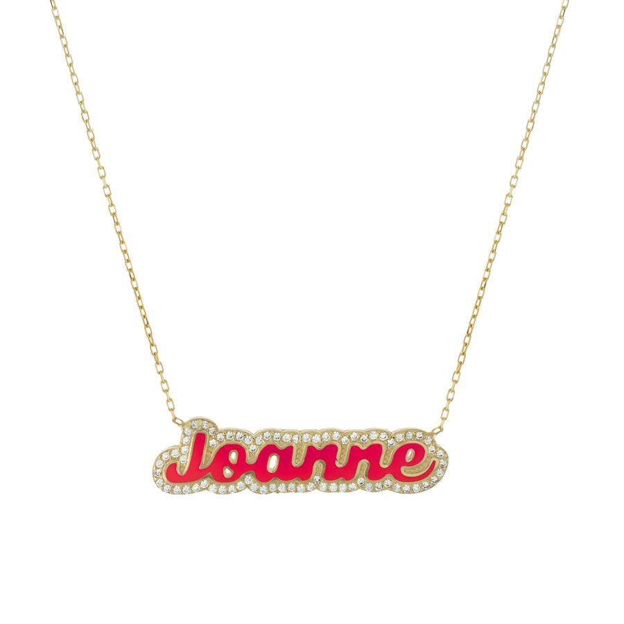 Bubble Letter Necklace Necklace - Alex Mika Jewelry