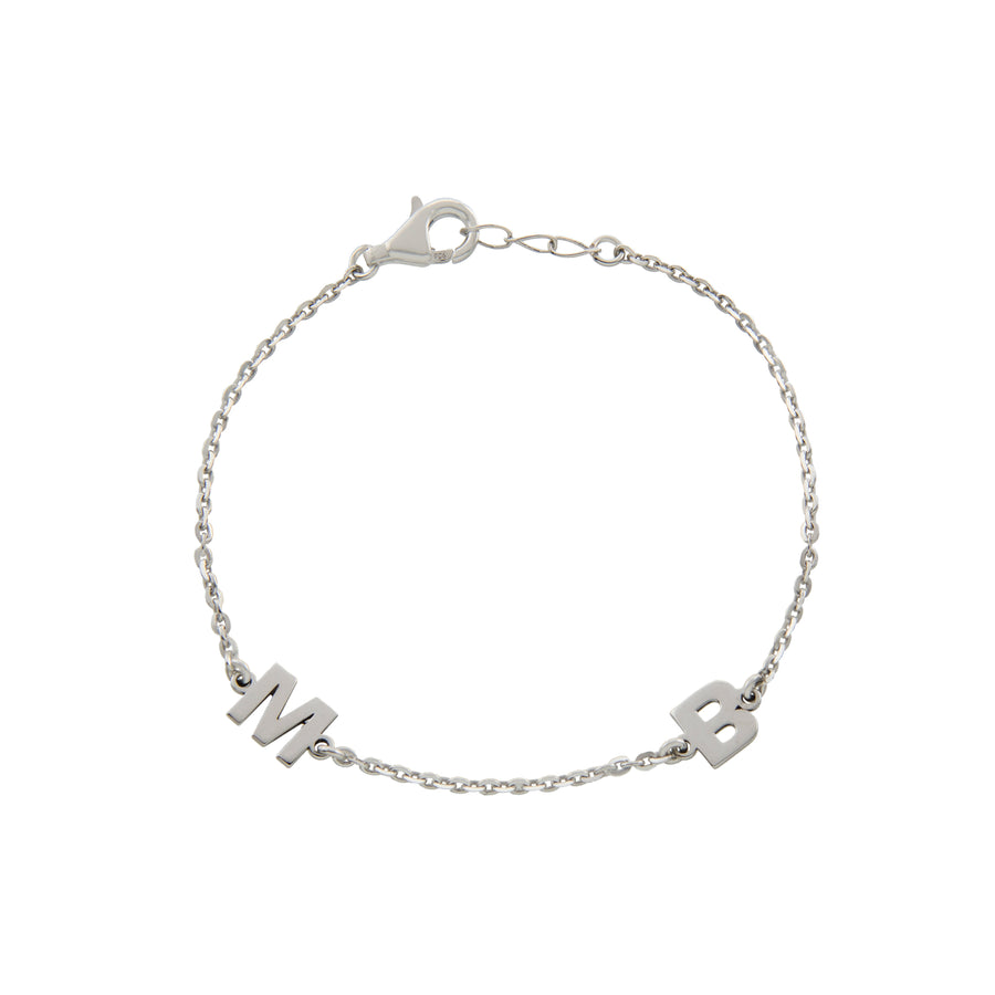 Initial Letters Bracelet Bracelet - Alex Mika Jewelry