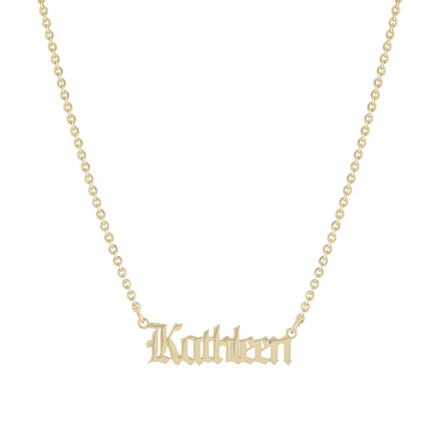 Gothic Name Necklace Necklace - Alex Mika Jewelry