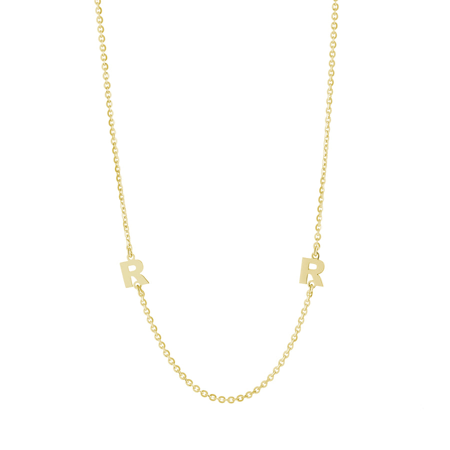Personalized 2 Letter Initial Necklace Necklace - Alex Mika Jewelry