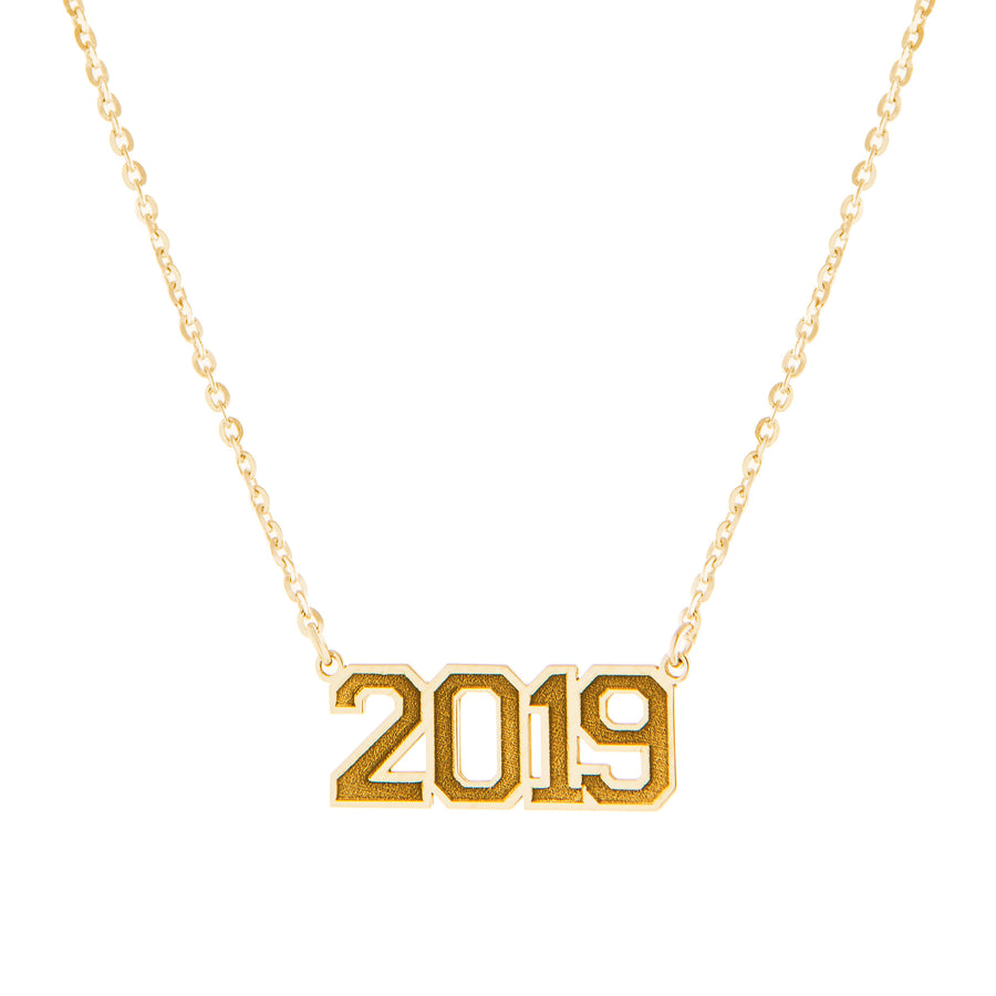 Customizable Year Necklace Necklace - Alex Mika Jewelry