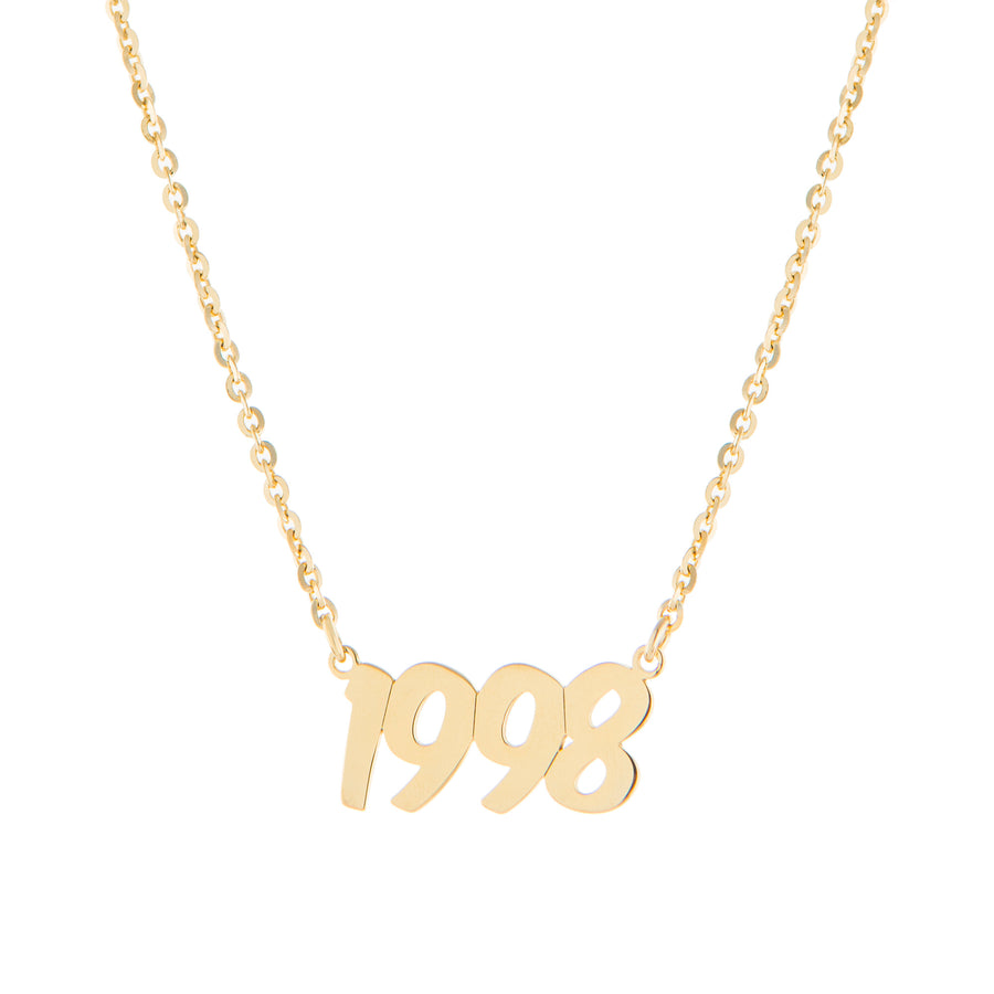 Customizable Year Necklace Necklace - Alex Mika Jewelry