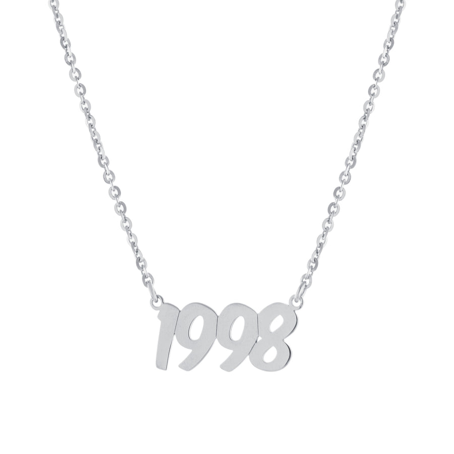 Customizable Year Necklace Necklace - Alex Mika Jewelry