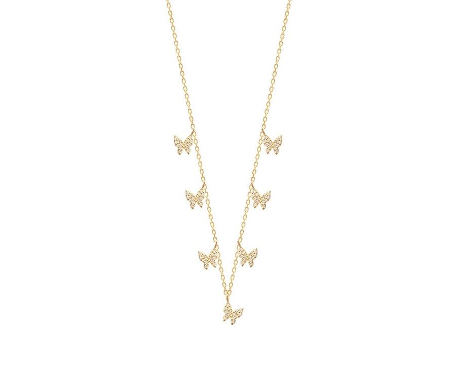 Dangle Butterfly Necklace
