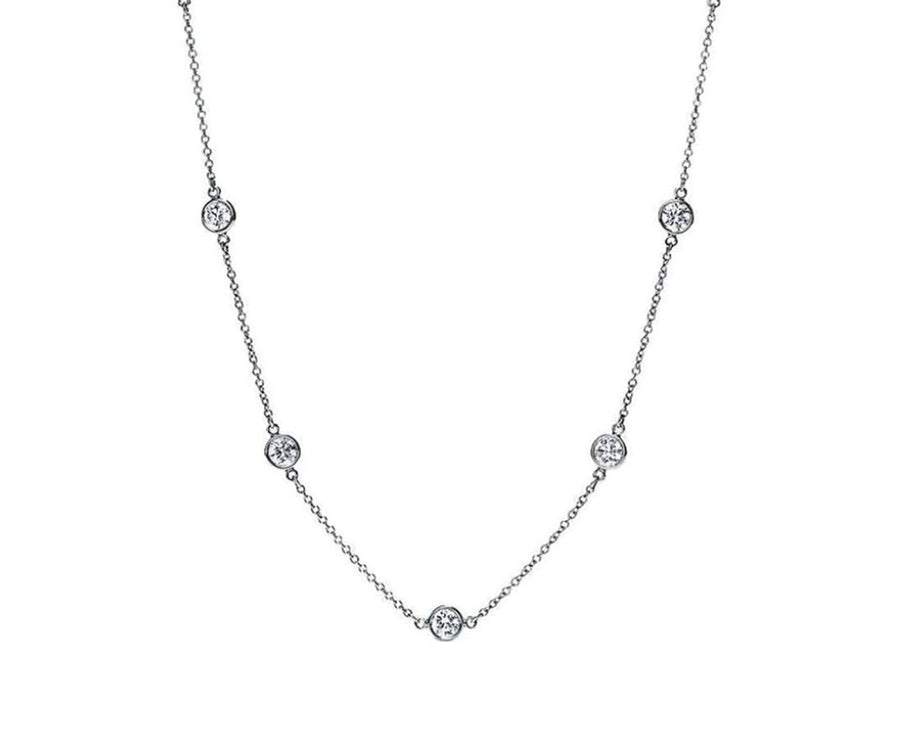 Diamond By the Yard Necklace Necklace - Alex Mika Jewelry