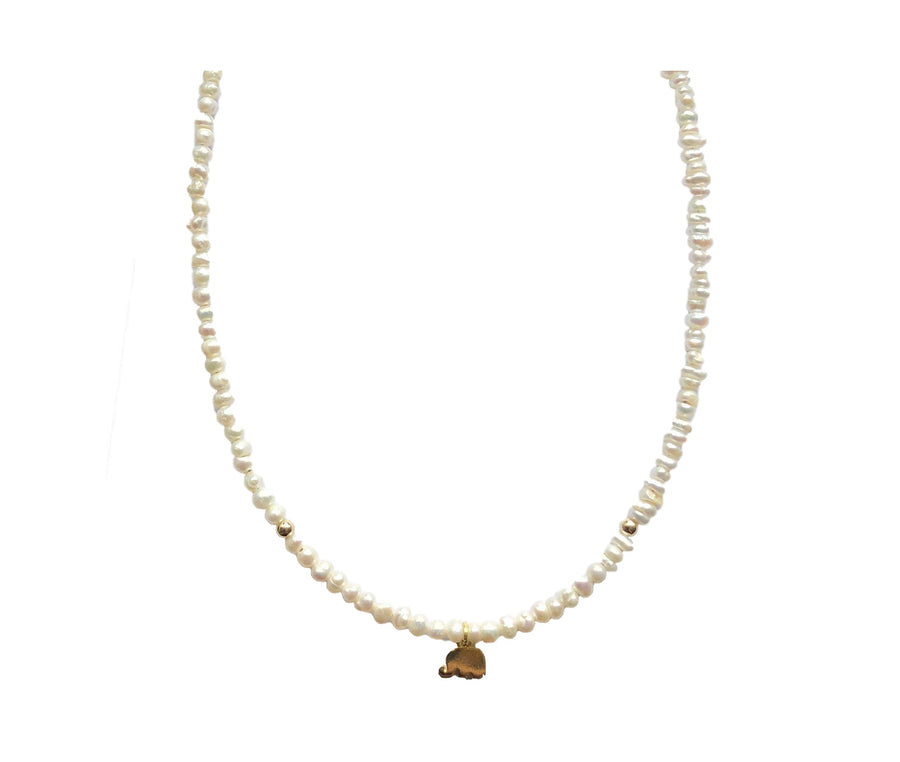 Elephant Pearl Choker