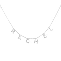 Name best sale necklace dangle