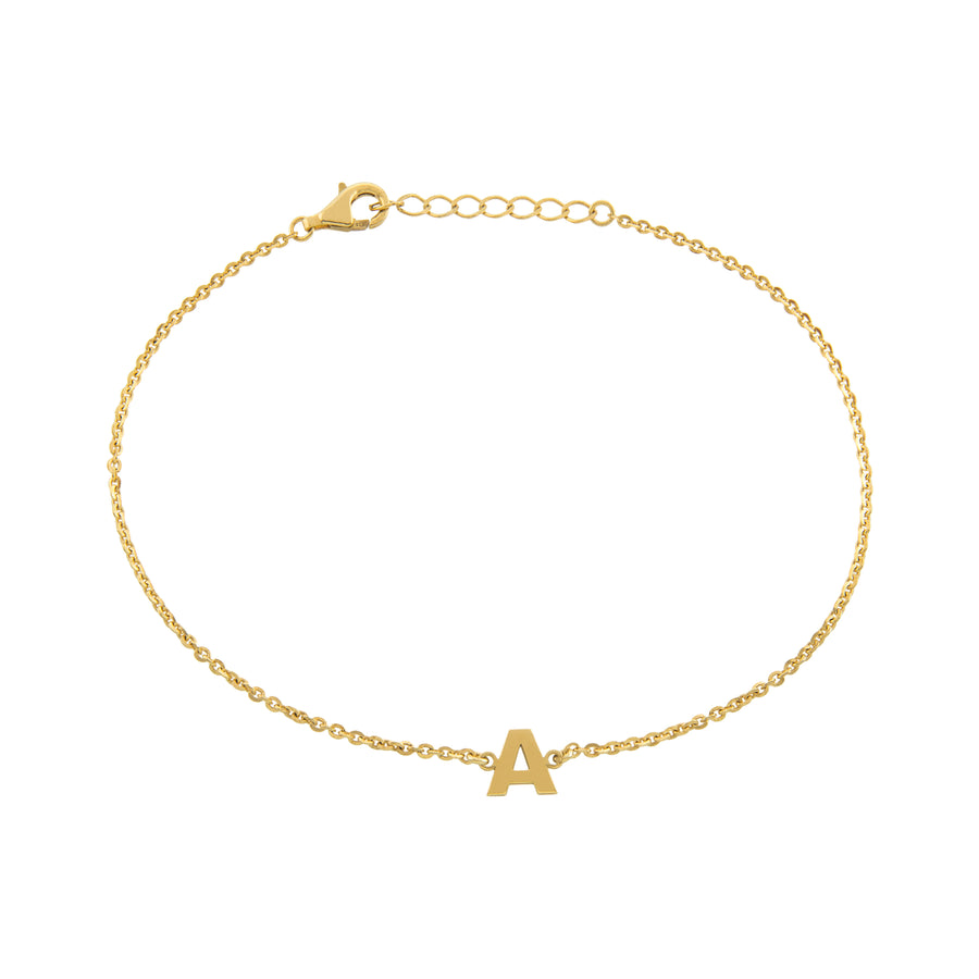 Initial Anklet Anklet - Alex Mika Jewelry