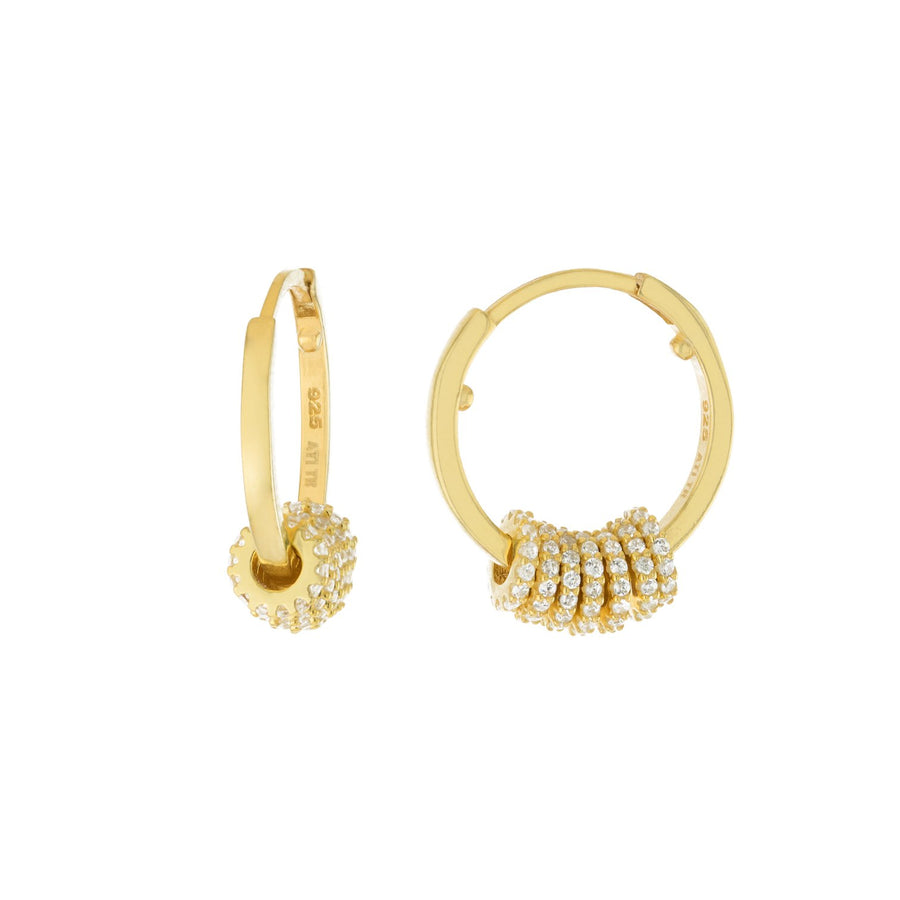Multi-Ring Huggie Earring - Alex Mika Jewelry