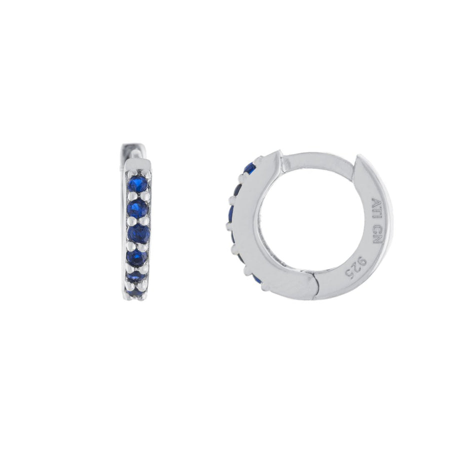 Multi Color Huggies Earring - Alex Mika Jewelry