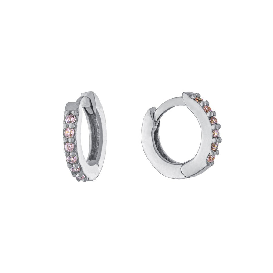 Multi Color Huggies Earring - Alex Mika Jewelry