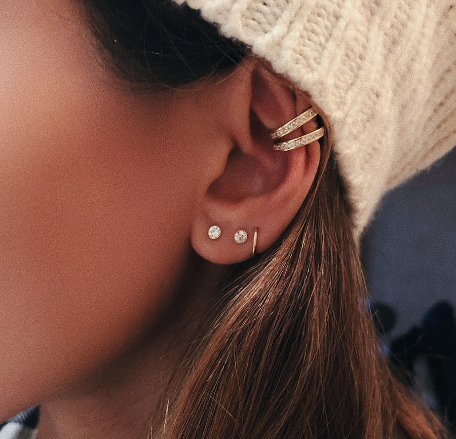 CZ Ear Cuff Earring - Alex Mika Jewelry