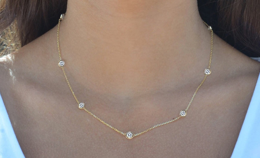 Diamond By the Yard Necklace