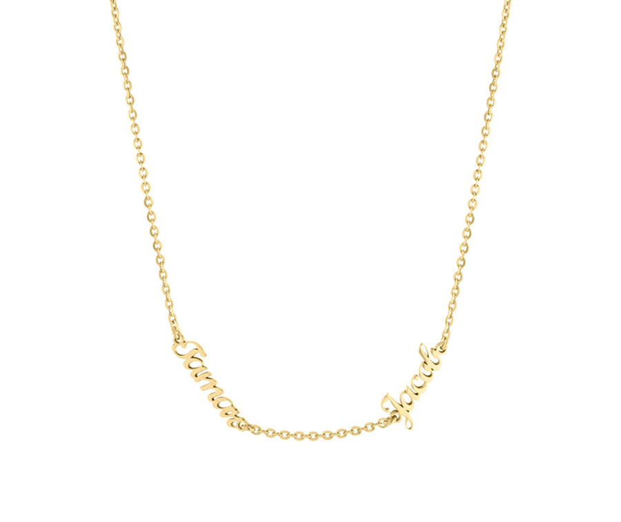 Script Multi Name Necklace – Alex Mika