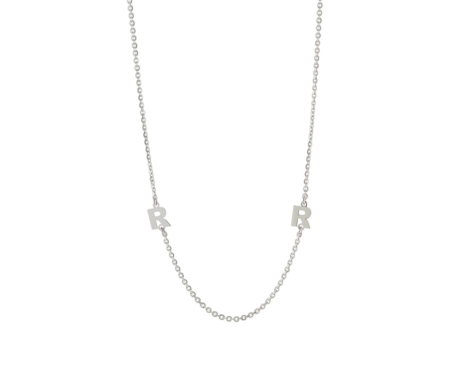 Personalized 2 Letter Initial Necklace Necklace - Alex Mika Jewelry