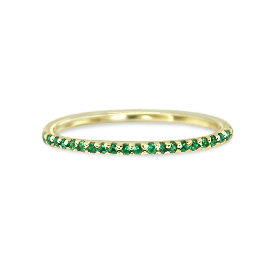 Rainbow Pavé Band Ring - Alex Mika Jewelry