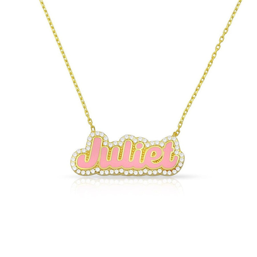 Bubble Letter Necklace