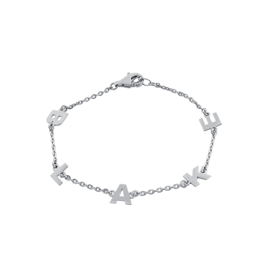 Initial Letters Bracelet Bracelet - Alex Mika Jewelry