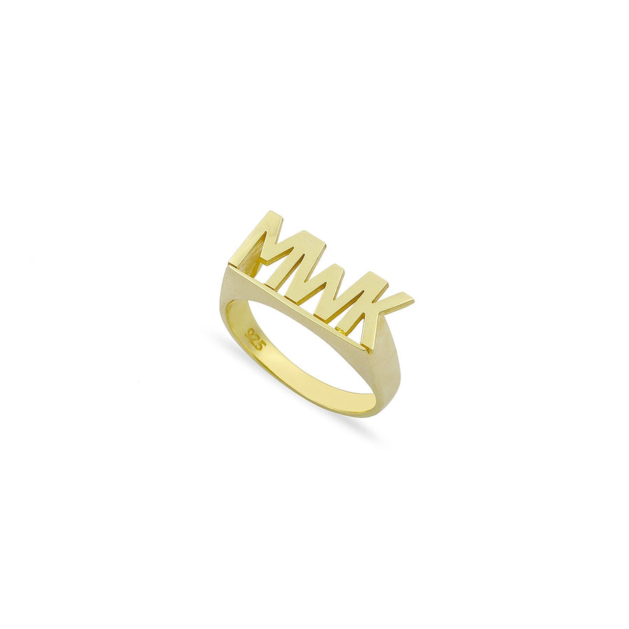 Initials Ring