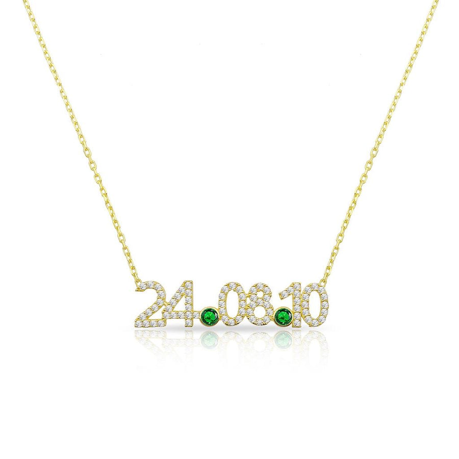 Adjustable Date Necklace Necklace - Alex Mika Jewelry