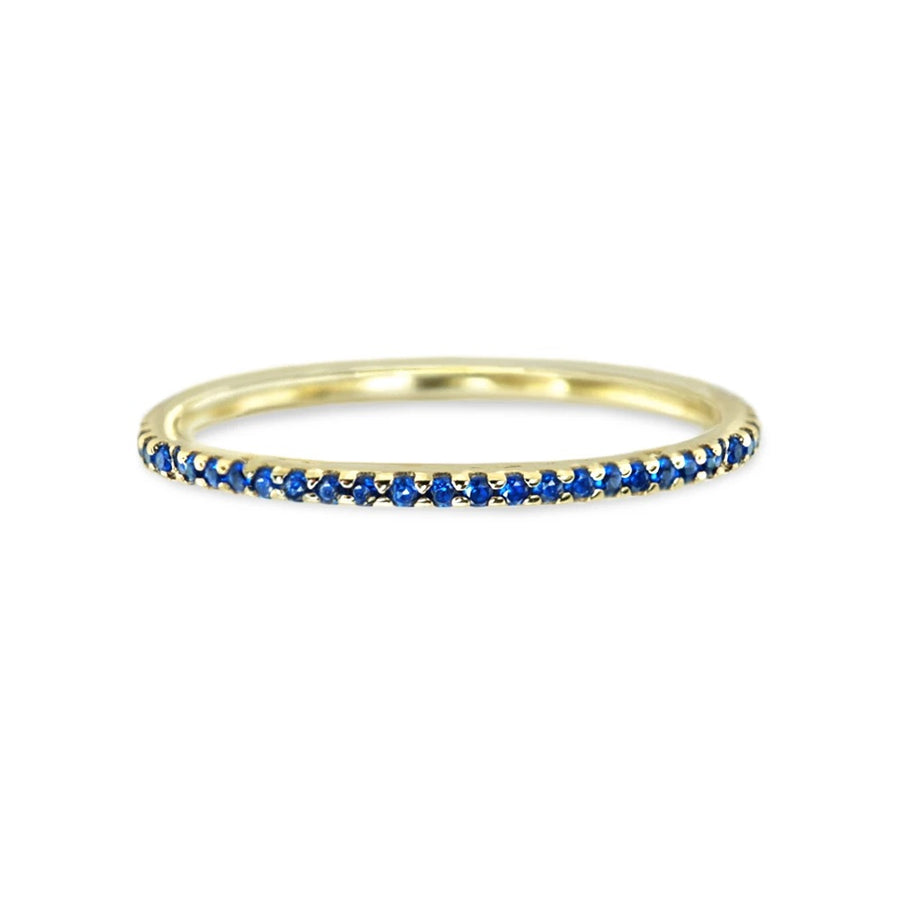 Rainbow Pavé Band Ring - Alex Mika Jewelry