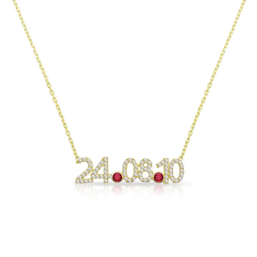 Adjustable Date Necklace Necklace - Alex Mika Jewelry