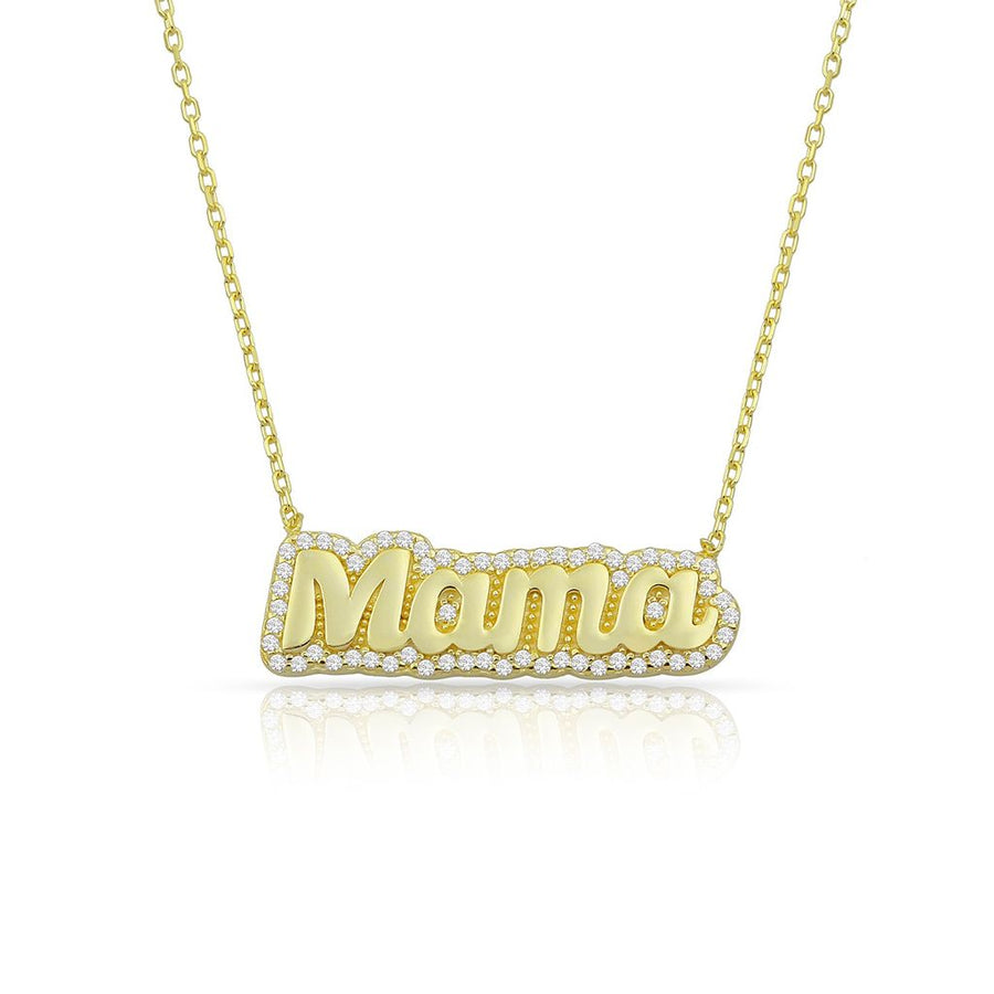 Bubble Letter Necklace Necklace - Alex Mika Jewelry