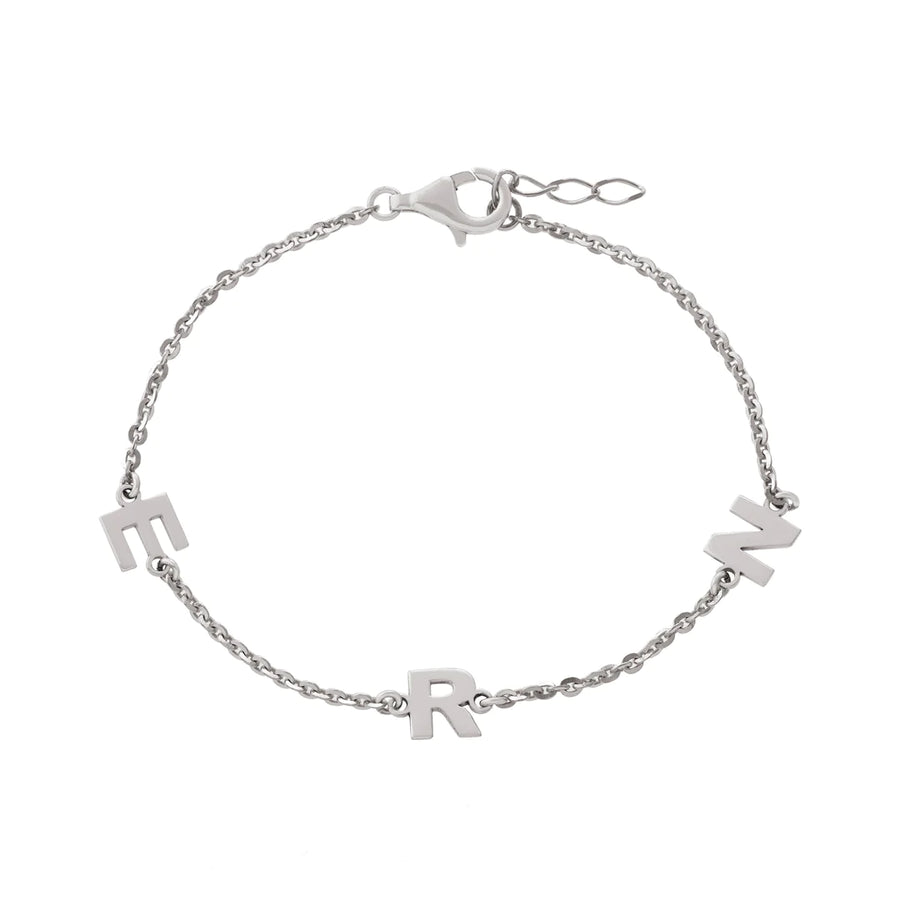 Initial Letters Bracelet Bracelet - Alex Mika Jewelry
