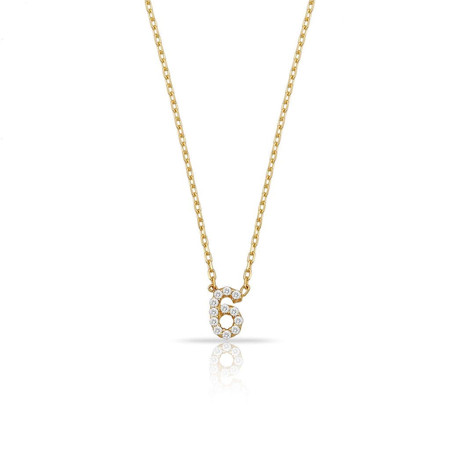 14k Gold Initial Necklace