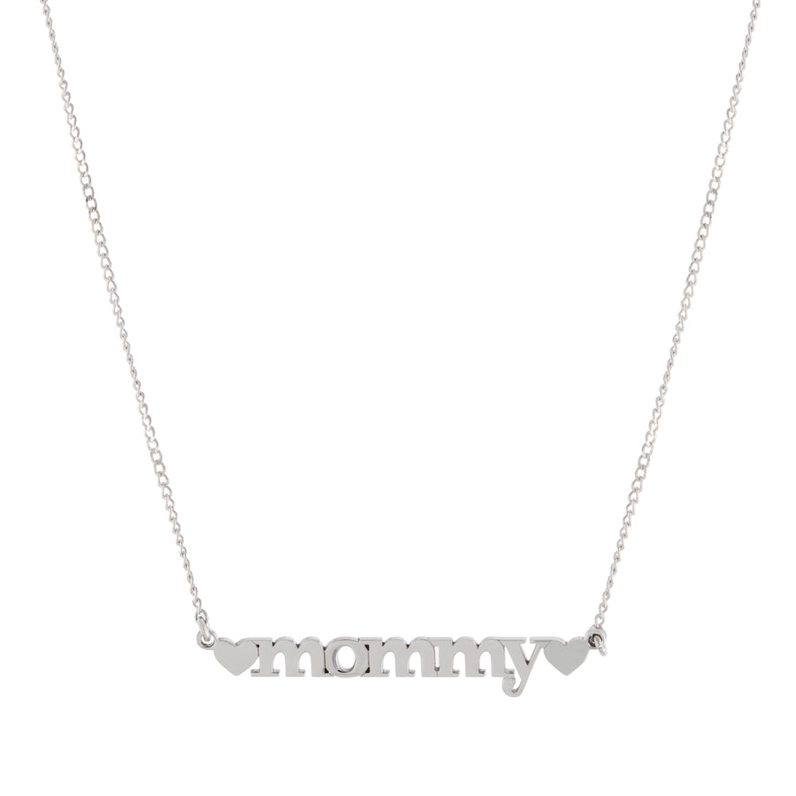 Double Heart Name Necklace Necklace - Alex Mika Jewelry